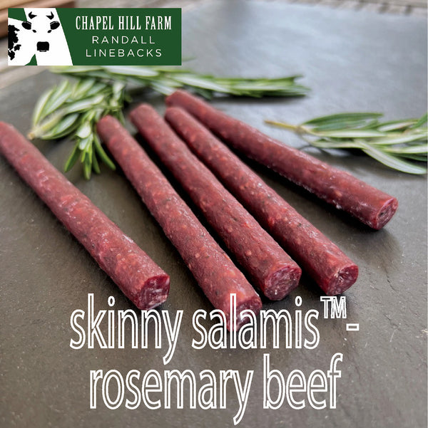 Randall Lineback Skinny Salami™ Beef Sticks Rosemary Beef Recipe