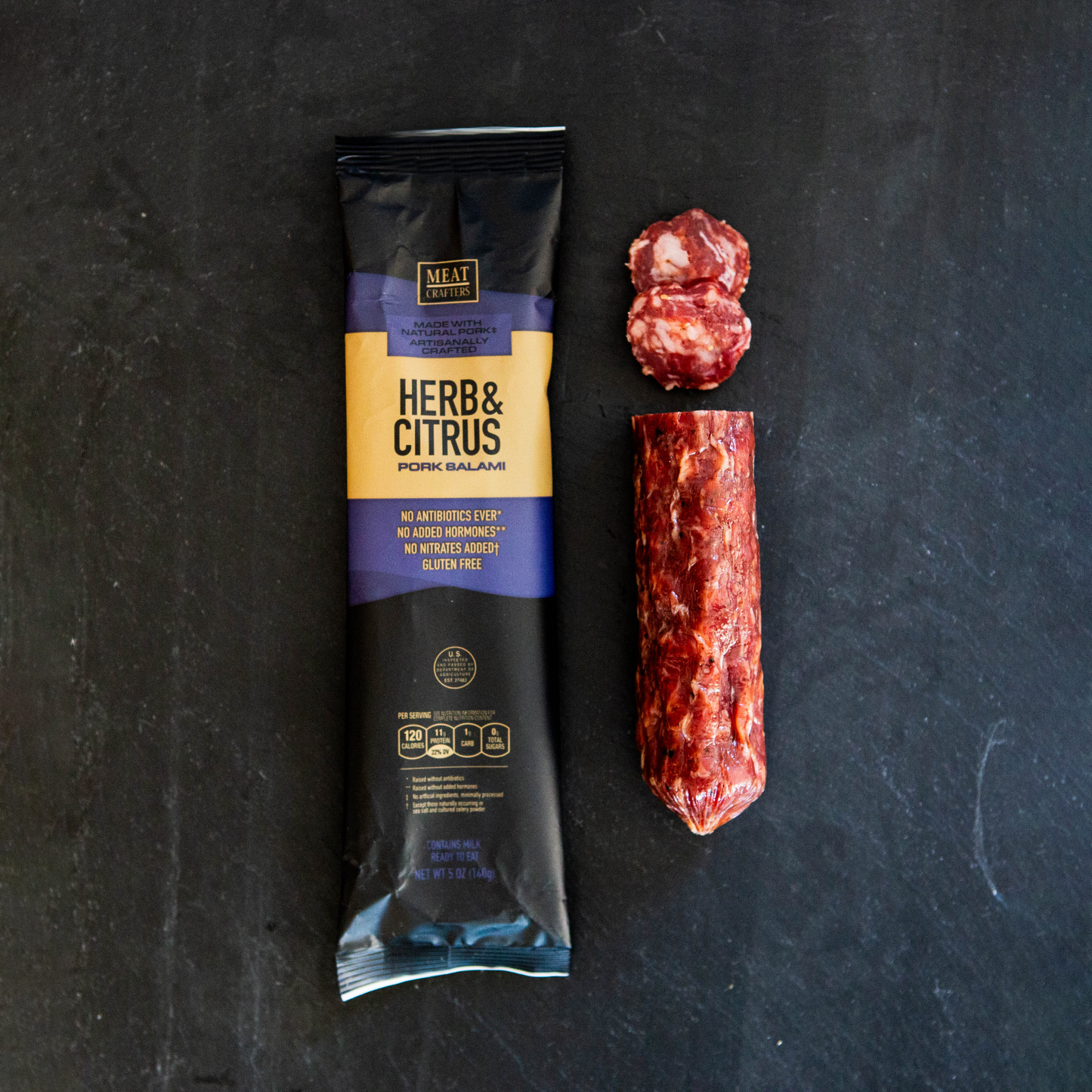 Cured Herb & Citrus Salami: Lemon Zest