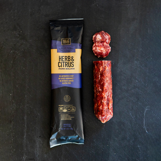 Cured Herb & Citrus Salami: Lemon Zest