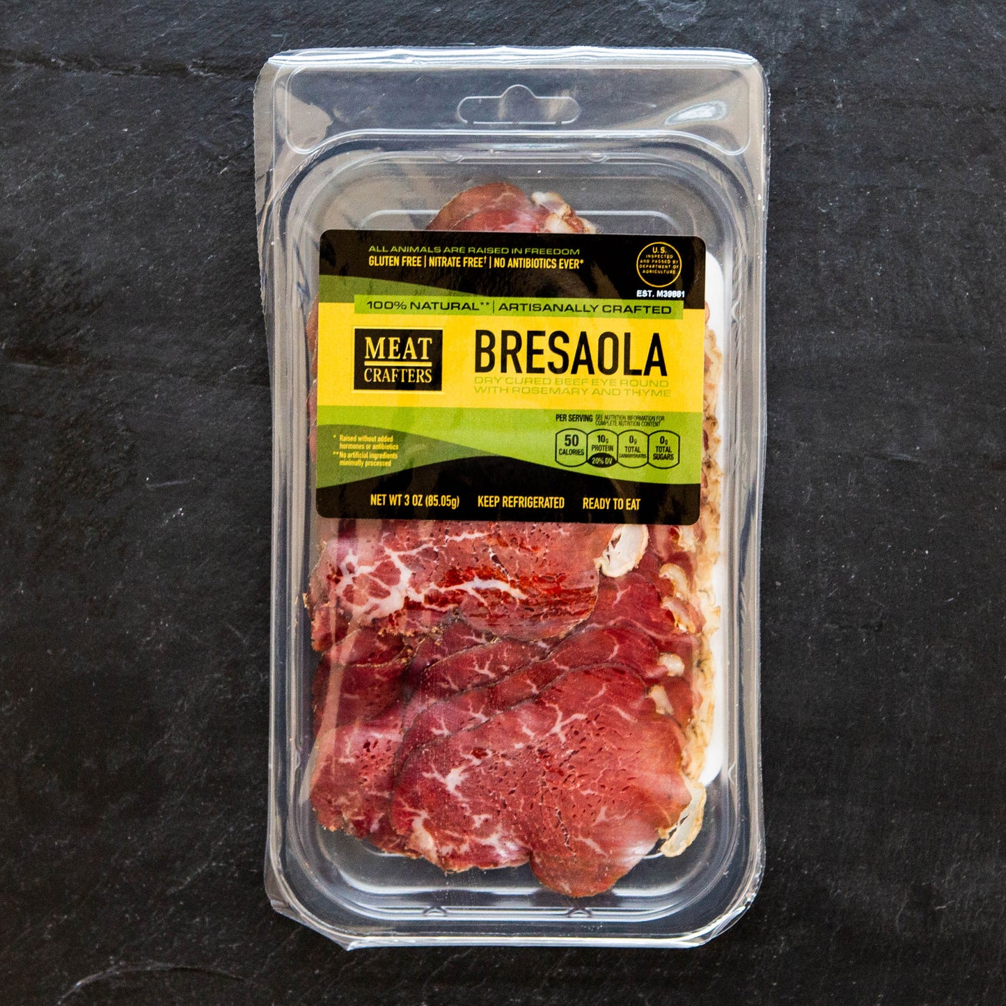 Classic Dry-Cured Beef Eye Bresaola: Rosemary & Thyme Flavor