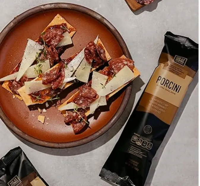 Cured Porcini Pork Salami: Mushroom-Infused, Italian-Flavor