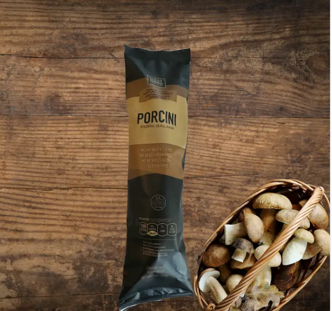 Cured Porcini Pork Salami: Mushroom-Infused, Italian-Flavor