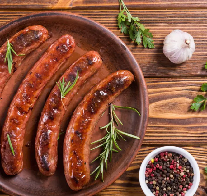 Traditional Rosemary Lamb Sausage Links: Garlic-Herbed