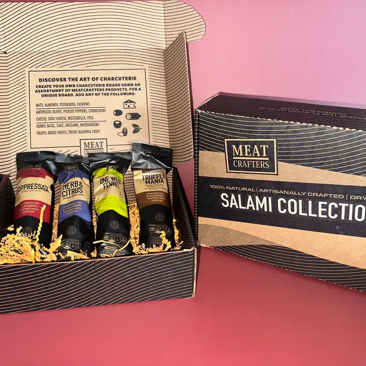 MeatCrafters Salami Gift Boxes - 4 Count Variety Box
