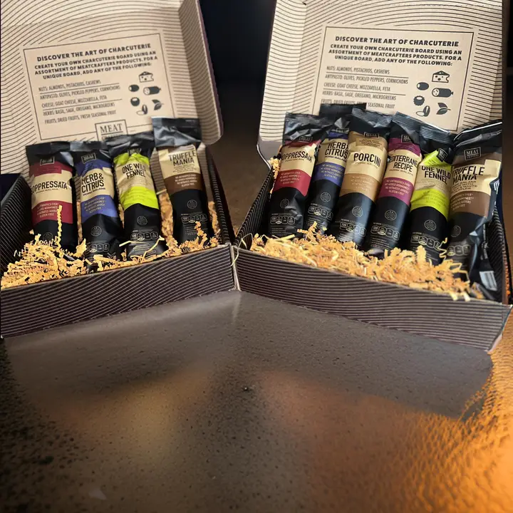 MeatCrafters Salami Gift Boxes - 4 Count Variety Box