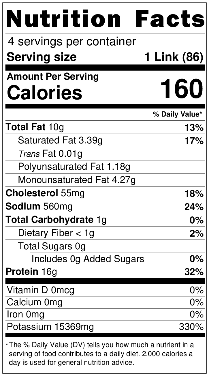 Chorizo Oaxaca Sausage Links: Chiles, Mexican-Flavor