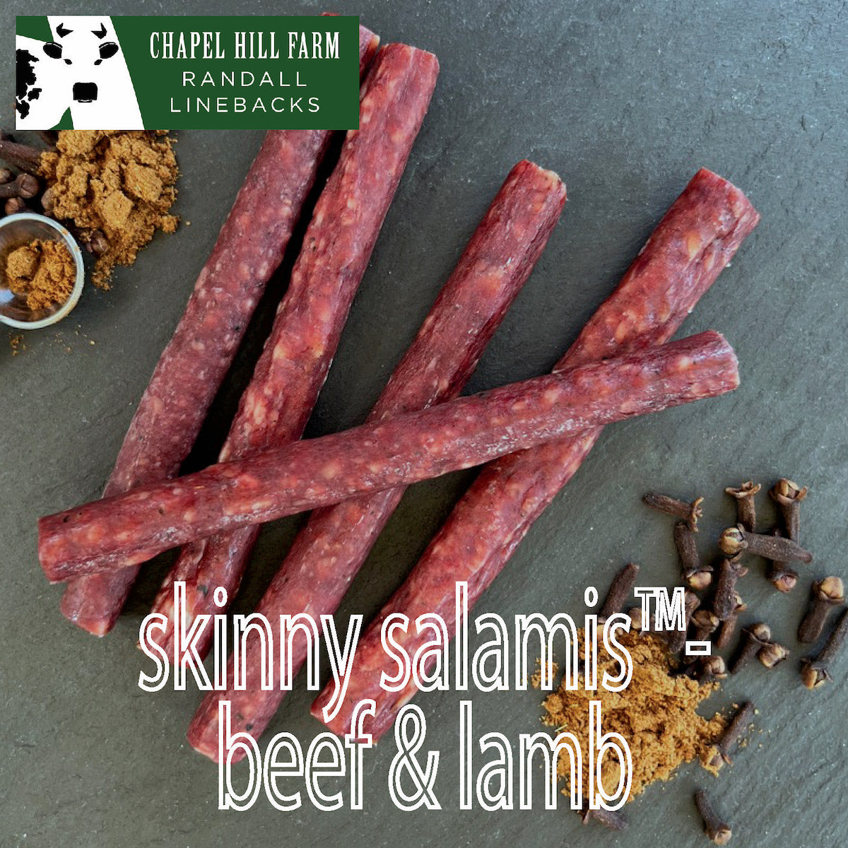 Randall Lineback Skinny Salami™ Beef Sticks: Beef & Lamb Recipe