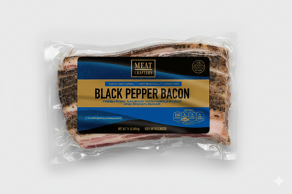 Thick-Cut Black Pepper Bacon: Spicy, Maple-Cured Flavor