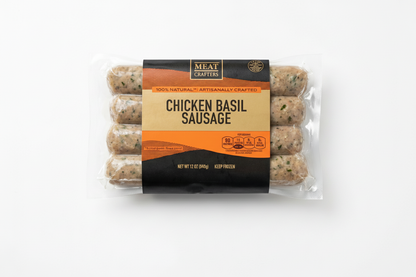 Chicken Basil Sausage Links: Herbed & Grill-Ready