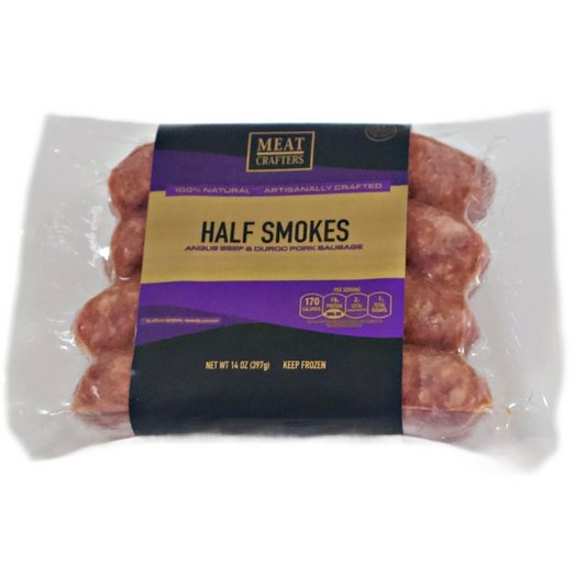 Half-Smoke Sausage Links: Beef & Pork, DC-Inspired Flavor