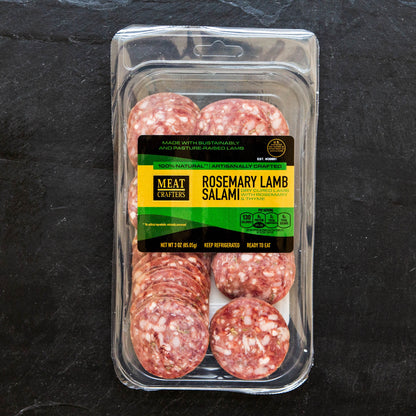 Sliced Rosemary Lamb Salami