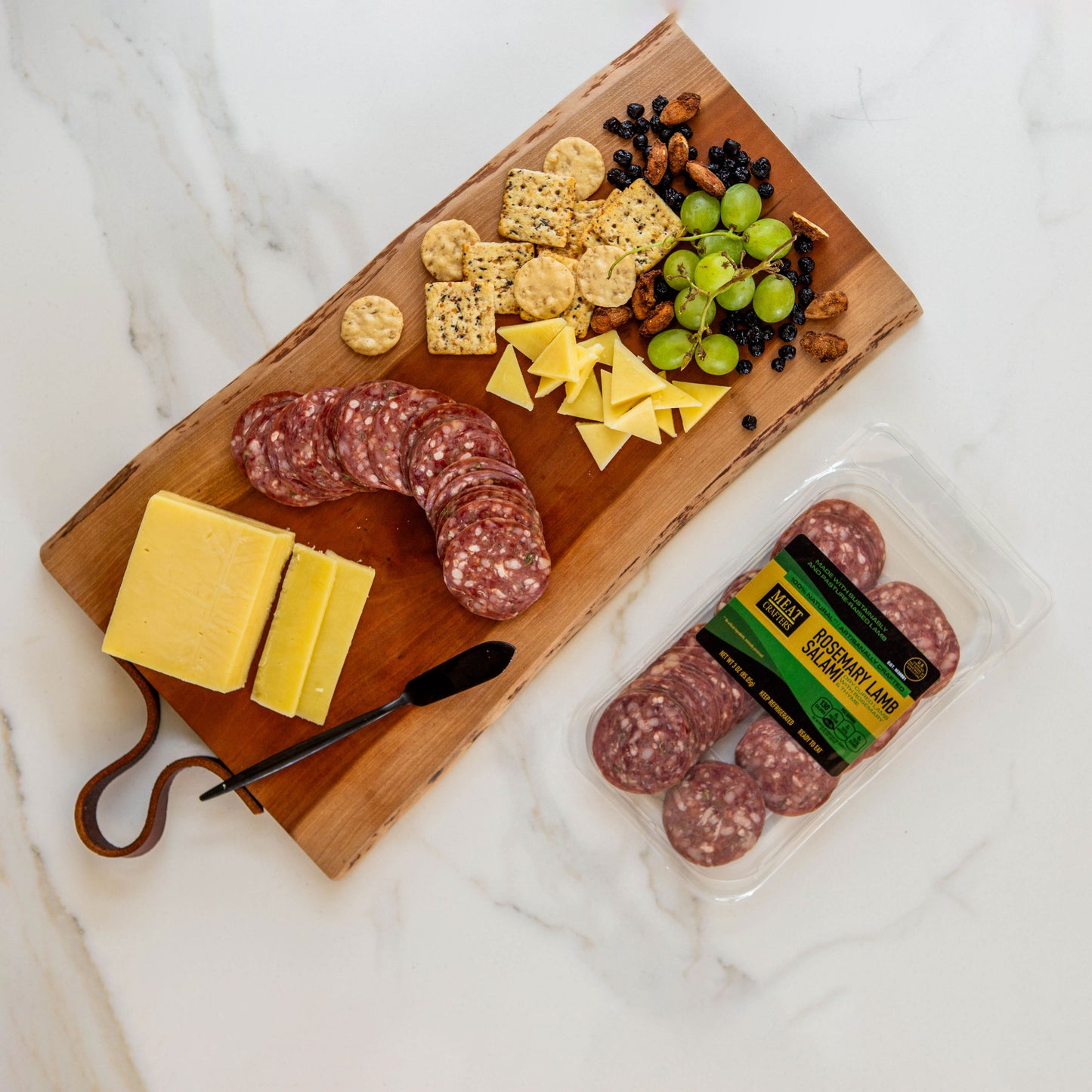 Sliced Rosemary Lamb Salami
