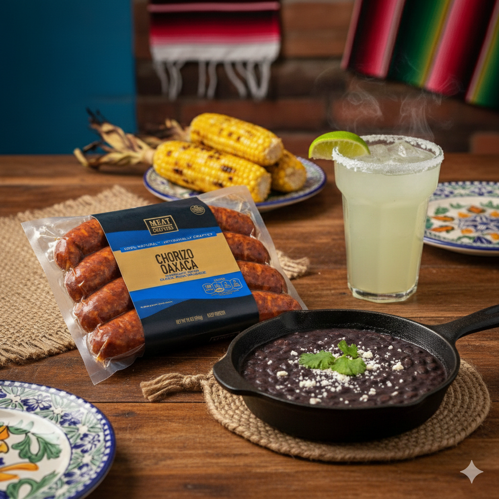 Chorizo Oaxaca Sausage Links: Chiles, Mexican-Flavor