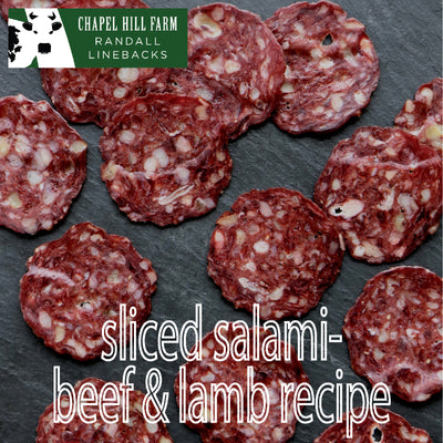 Randall Lineback Sliced Salami: Beef & Lamb