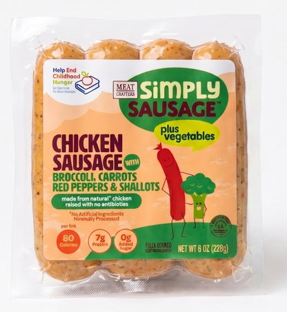 Simply Sausage™ with Vegetables: Chicken & Broccoli