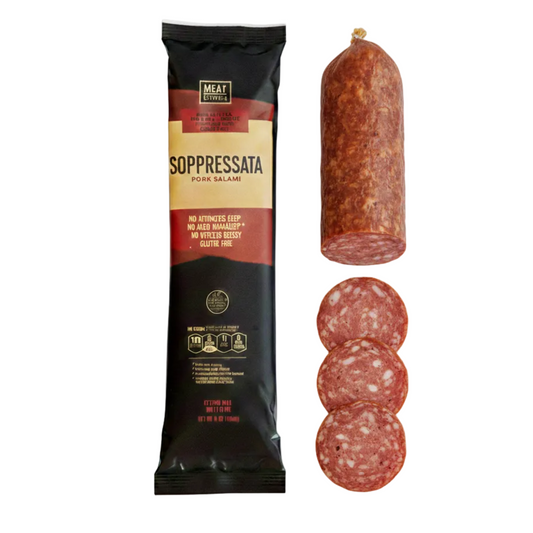 Soppressata Dry-Cured Pork Salami: Spice & Red Wine, Italian