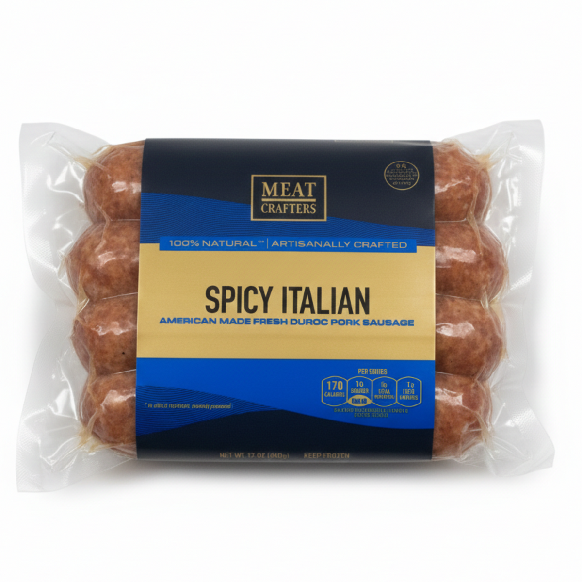 Classic Spicy Italian Pork Sausage Links: Tuscan-Style – MeatCrafters