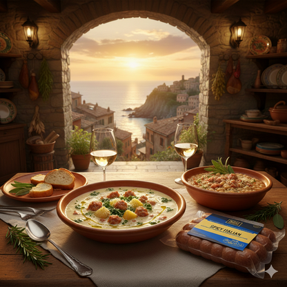 Classic Spicy Italian Pork Sausage Links: Tuscan-Style