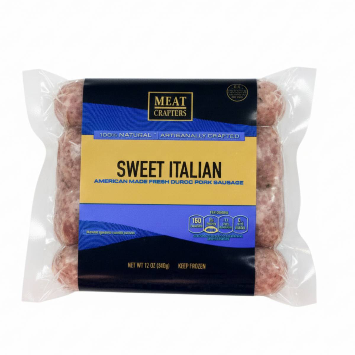 Classic Sweet Italian Pork Sausage Links: Fennel, Tuscan