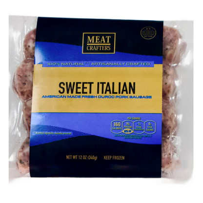 Classic Sweet Italian Pork Sausage Links: Fennel, Tuscan