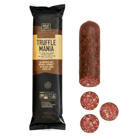 Italian Pork Truffle Mania™ Salami: Black & White Truffle