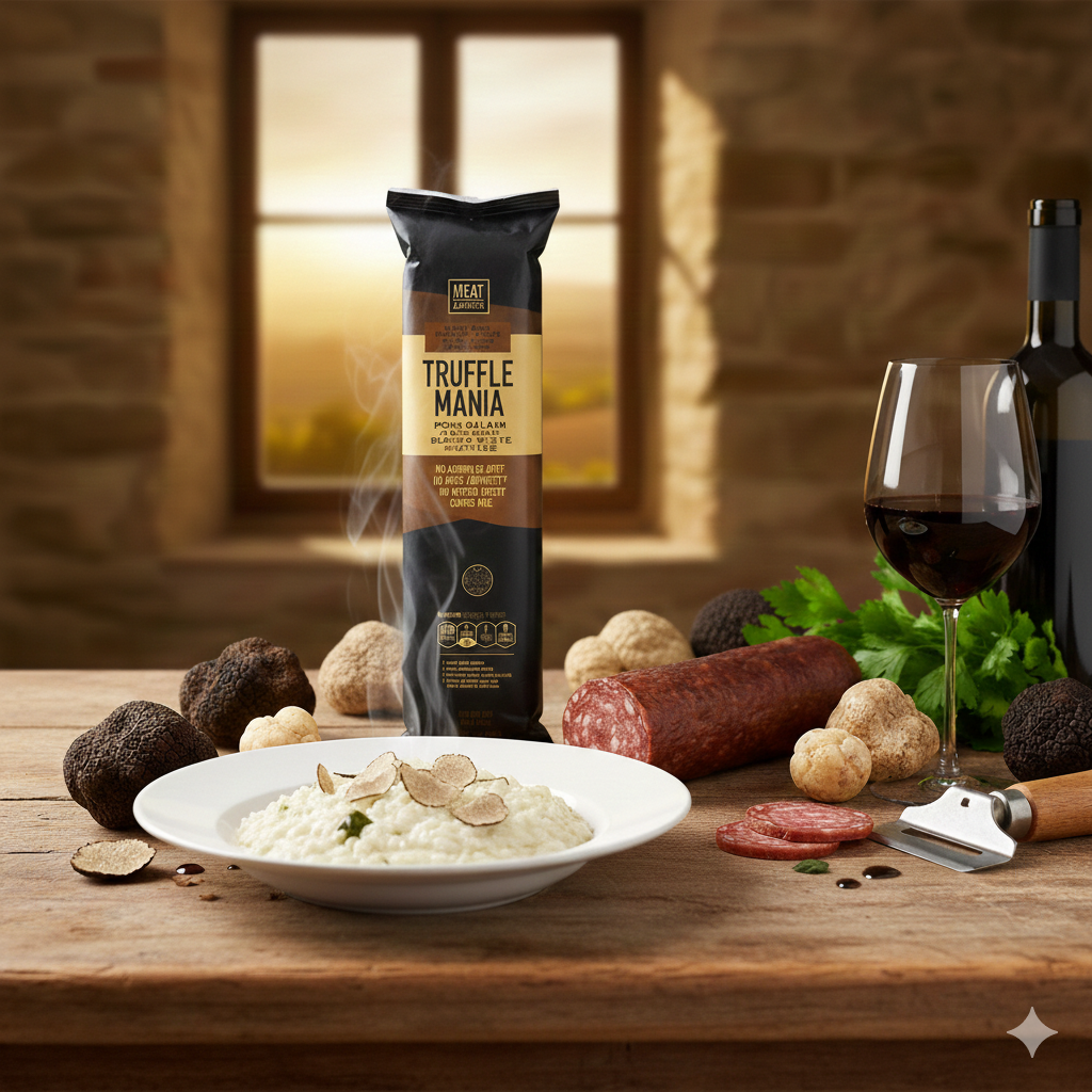 Italian Pork Truffle Mania™ Salami: Black & White Truffle