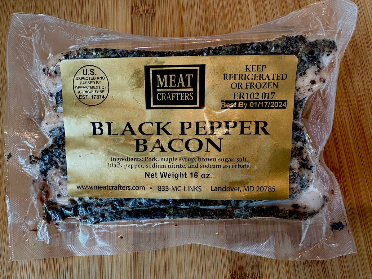 MeatCrafters' Black Pepper Bacon