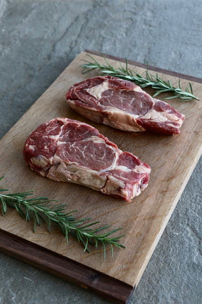 Randall Lineback Boneless Ribeye Steaks (2x8oz)