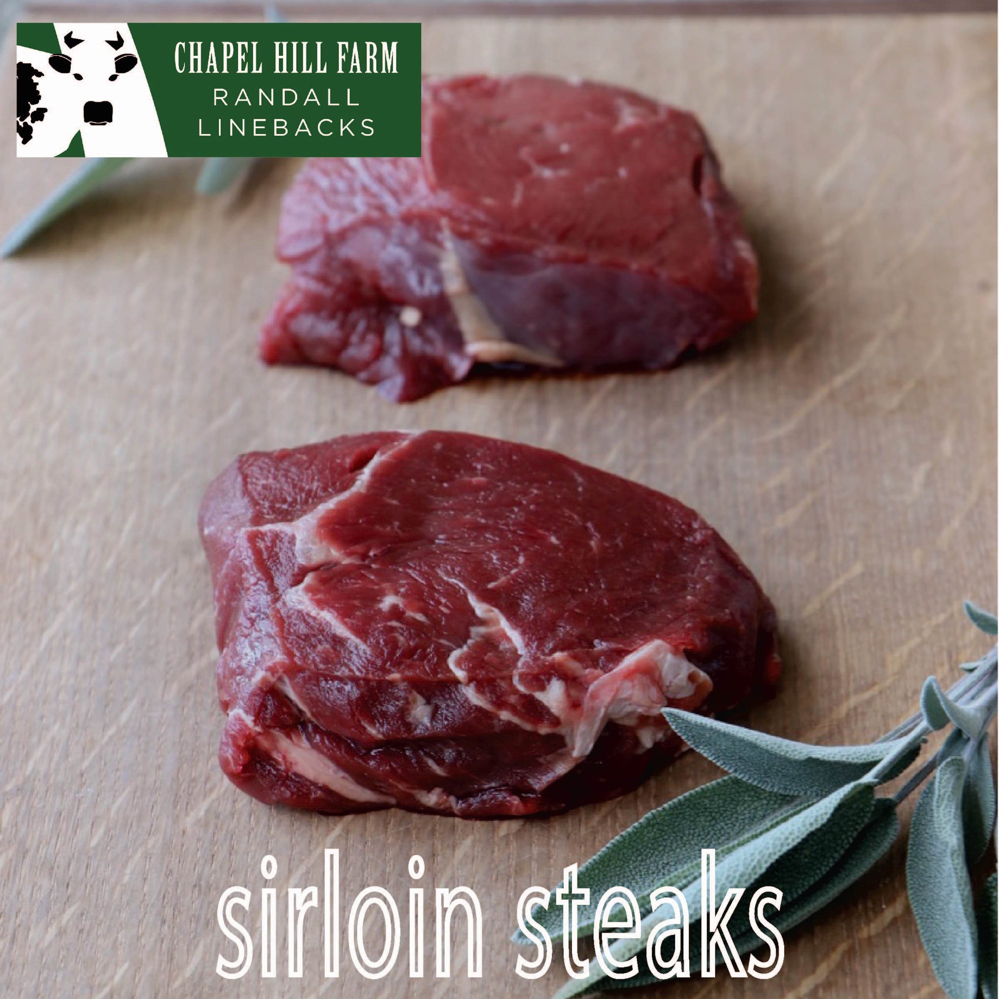 Randall Lineback Sirloin Steaks (2x8oz)