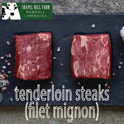Randall Lineback Tenderloin Steaks (Filet Mignon) (2x6oz)
