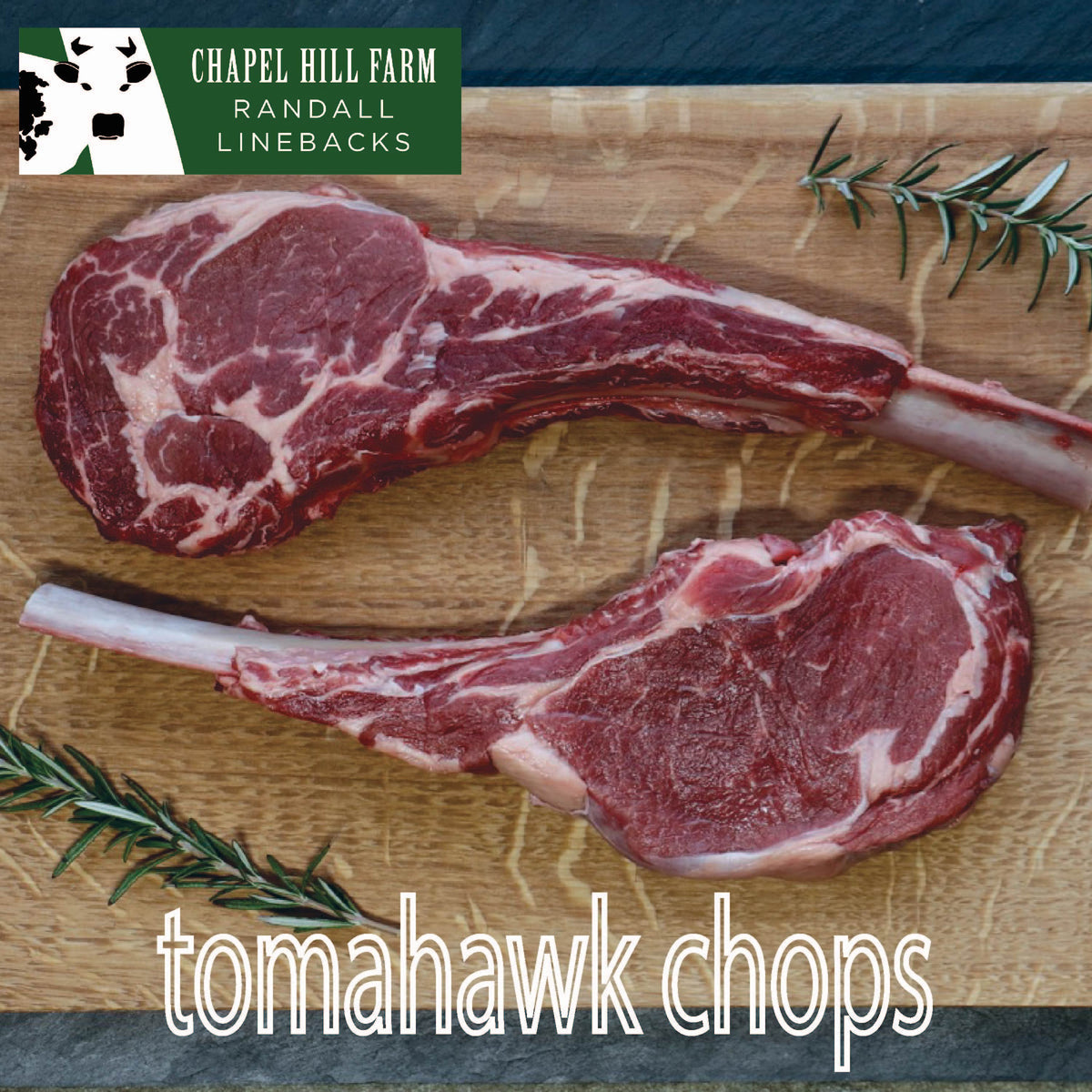 Randall Lineback Tomahawk Ribeye Chops