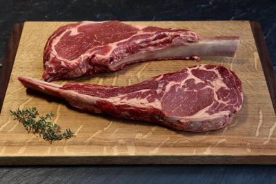 Randall Lineback Tomahawk Ribeye Chops