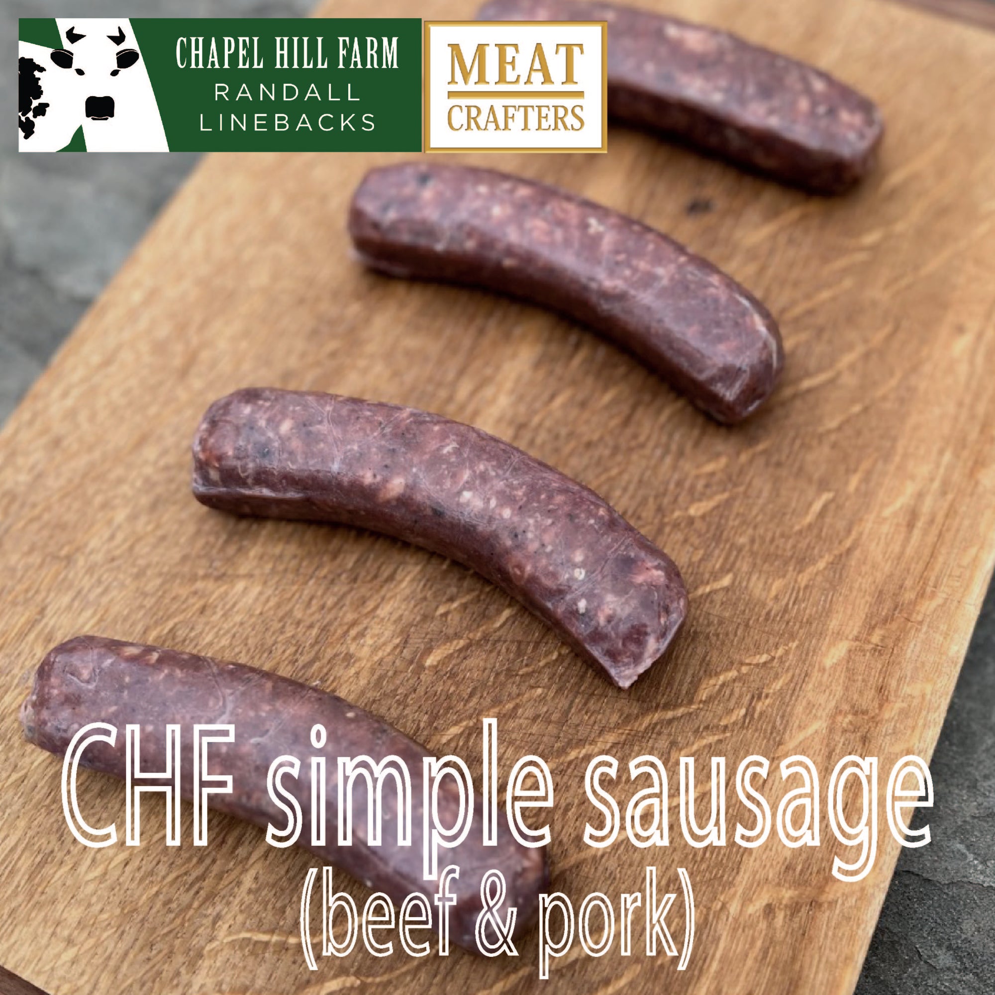 Randall Lineback Beef Sausages: CHF Simple Sausage Recipe