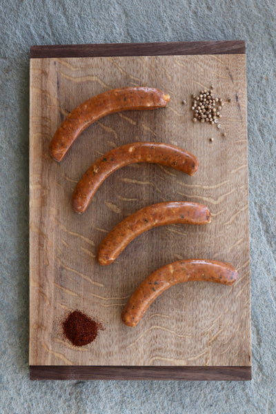 Randall Lineback Beef Sausages: Spicy Beef & Lamb Merguez